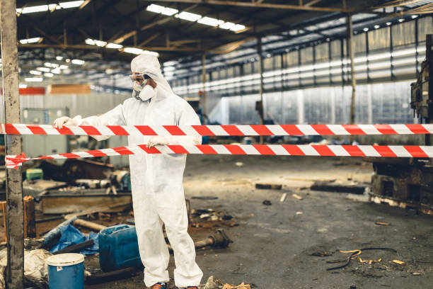 Professional Odor Removal technician working in Plainfield, WI